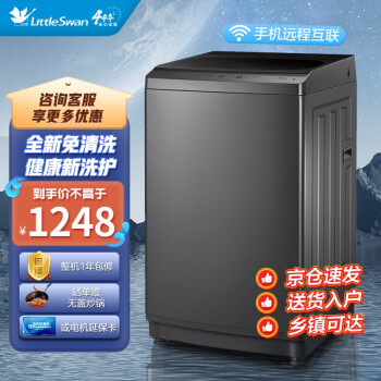 小天鹅（LittleSwan）波轮洗衣机全自动 10公斤用大容量 免清洗 深层除螨洗 219WY