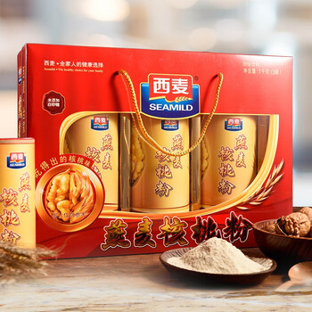 SEAMILD 西麦 燕麦核桃粉 1kg 礼盒装食品类商品-全利兔-实时优惠快报