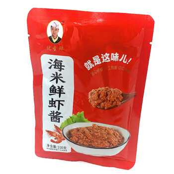 大连特产海米鲜虾酱新包装熟酱即食酱料炒拌蒸鸡蛋