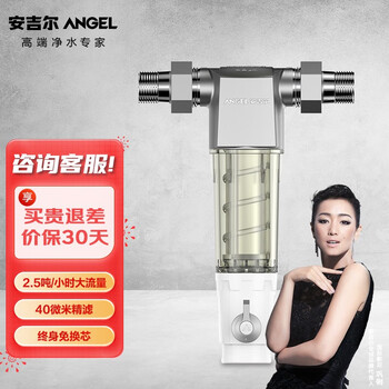 安吉尔（Angel）全屋中央净水器家用净化自来水管道过滤机前置别墅超滤商用 J2615-GWG-2500
