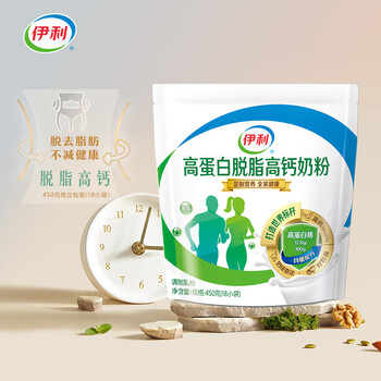 SHUHUA 舒化 京东会员：高蛋白脱脂高钙奶粉450克 独立小袋食品类商品-全利兔-实时优惠快报