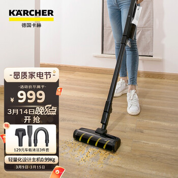 KARCHER德国卡赫 家用无线吸尘器 手持锂电除螨车载大功率吸尘器 VC4i PLUS