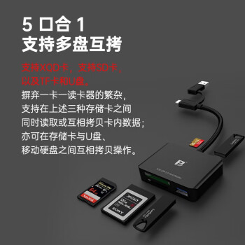 ꣨FB ٶ๦SDHC SD TF CF MSһ3.0/3.1ٶ ֻ USB+Type-C˫ӿXQD