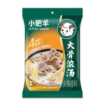 小肥羊 火锅调料 大骨浓汤火锅底料 草本汤底猪骨高汤 155g食品类商品-全利兔-实时优惠快报
