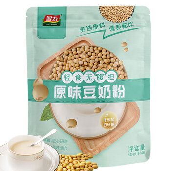 plus会员、概率券:智力 原味豆奶粉 525g（35*15袋食品类商品-全利兔-实时优惠快报