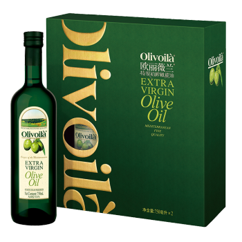 欧丽薇兰 Olivoila 食用油 特级橄榄油礼盒750MLx2礼盒