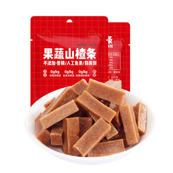 沂蒙公社 果蔬山楂条30克山楂片0添加剂零食蜜饯鲜果果脯休闲果干食品类商品-全利兔-实时优惠快报