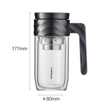 LOCK&LOCK 耐高温玻璃杯 400ML日用百货类商品-全利兔-实时优惠快报