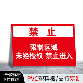 限制区域禁止入内标识牌密封密闭有限空间锅炉房高压电罐区机房重地