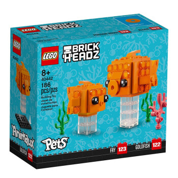 乐高（LEGO）40442 金鱼 积木拼搭儿童玩具方头仔系列