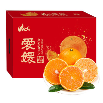 京鲜生 Wo爆 爱媛38号果冻橙 2.5kg 单果180-250g  新鲜水果