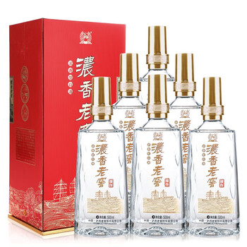 泸州老窖股份公司 泸州老窖52度浓香型白酒整箱6瓶 高度白酒礼盒送礼酒水 泸州老窖浓香型白酒整箱（优级酒
