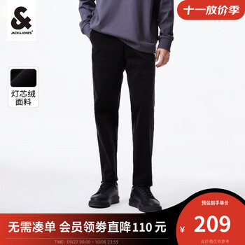 杰克琼斯 灯芯绒休闲长裤 223314074服饰鞋包类商品-全利兔-实时优惠快报