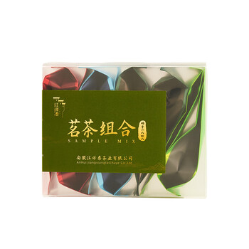 再降价、PLUS会员：江祥泰茶叶 徽州茗茶组合毛峰祁门滴水香绿茶茉莉花茶 40g盒装食品类商品-全利兔-实时优惠快报