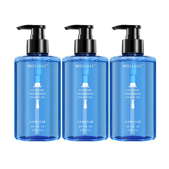 MissLilly 沐浴露古龙香氛男女通用沐浴液 300ML*3瓶美妆个护类商品-全利兔-实时优惠快报