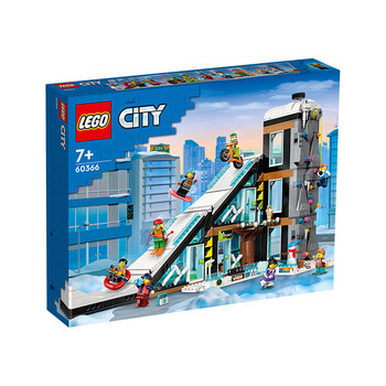 京东PLUS：LEGO 乐高 City城市系列 60366 攀岩滑雪场母婴玩具类商品-全利兔-实时优惠快报
