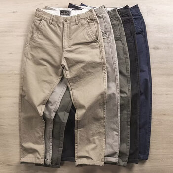 JIKADI 纪卡迪 美式复古工装裤男直筒休闲裤服饰鞋包类商品-全利兔-实时优惠快报