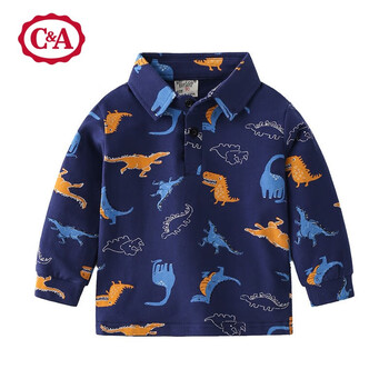 C&A 西雅衣家 儿童POLO衫秋款男小童休闲上衣母婴玩具类商品-全利兔-实时优惠快报