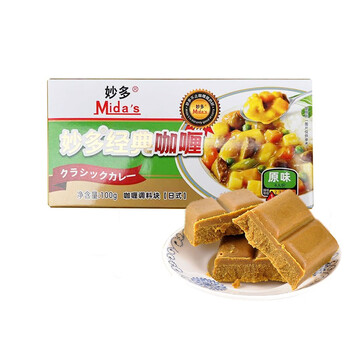 妙多 咖喱 经典原味100g食品类商品-全利兔-实时优惠快报