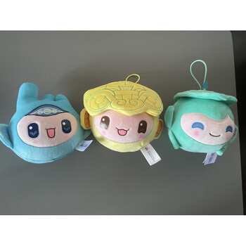 杭州亚运会吉祥物毛绒玩具创意玩偶套装莲莲琮琮宸宸减压球