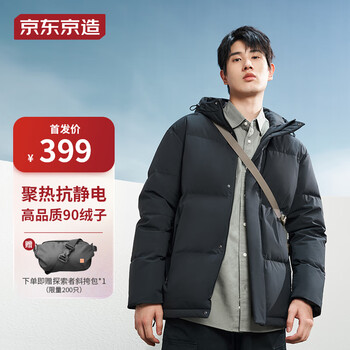 京东京造 男士短款羽绒服 6941592790204服饰鞋包类商品-全利兔-实时优惠快报
