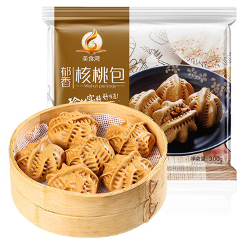 京东PLUS：HUIWEI HUMAN WORLD 绘味人间 美食湾联名 核桃包 300g 港式早茶早点 儿童营养早餐主食速食面点食品类商品-全利兔-实时优惠快报