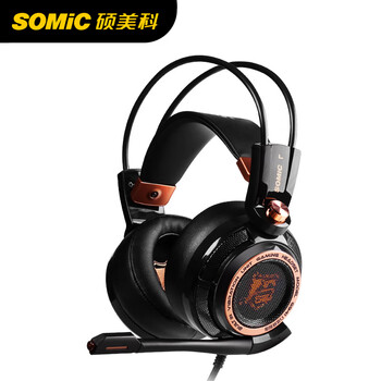 硕美科（SOMIC）G941 降噪版 电竞游戏耳机 电脑头戴式耳麦 主动降噪震动 USB7.1声效带麦 有线吃鸡耳机