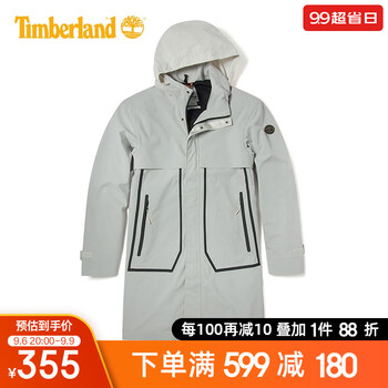 Timberland 男款户外中长款冲锋衣 A24KT BH7全利兔-实时优惠快报
