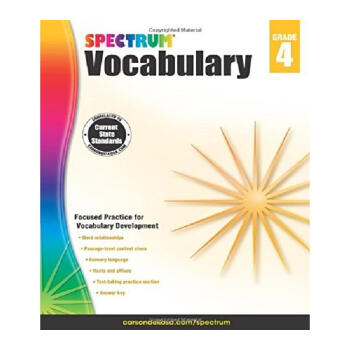 Ԥ Spectrum Vocabulary, Grade 4 Ӣԭ Spectrum ʻ㣬4꼶