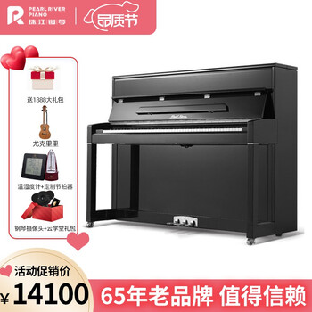 珠江钢琴（PEARLRIVER）初学者家用考级立式教学儿童练习专业全真钢琴 C1