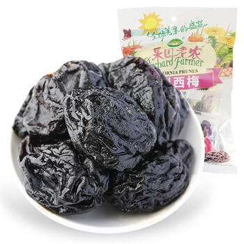 果园老农 话梅 蜜饯果干 休闲零食 加州西梅170g食品类商品-全利兔-实时优惠快报