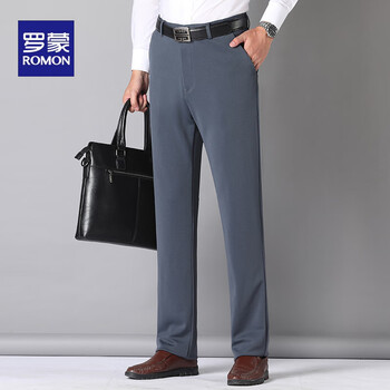 ROMON 罗蒙 加绒加厚 商务正装西装长裤子服饰鞋包类商品-全利兔-实时优惠快报