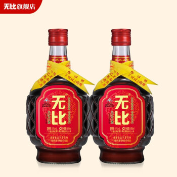 无比保健酒 健字号首乌巴戟酒 30度 500ml 轻口味养生酒补酒 礼品酒送礼 2瓶装