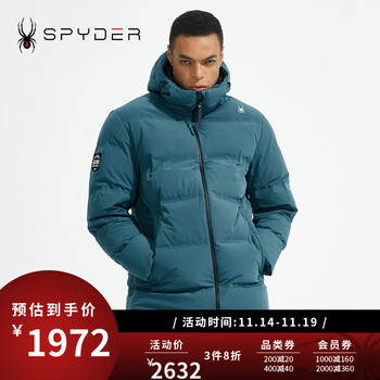 SPYDER SKI LIFE 男子鹅绒服 22CF217M运动户外类商品-全利兔-实时优惠快报