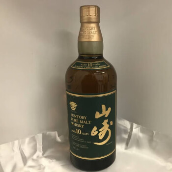 山崎（Yamazaki） 10年 绿标 金花 纯麦威士忌 裸瓶700ml 40%vol 三得利 日本直邮