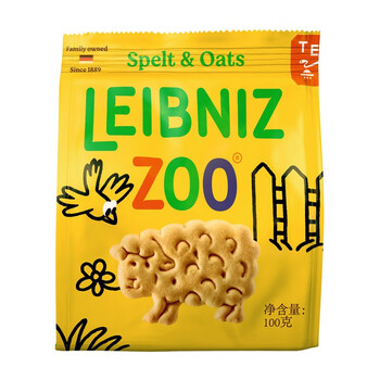 百乐顺莱布尼兹动物型燕麦饼干100g食品类商品-全利兔-实时优惠快报