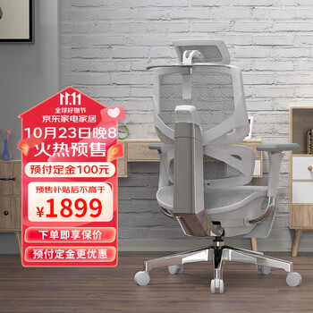 京东PLUS：Ergomax 迩高迈思 Emperor2+ 人体工学椅 4D扶手 雅典灰+畅躺架家具家装类商品-全利兔-实时优惠快报