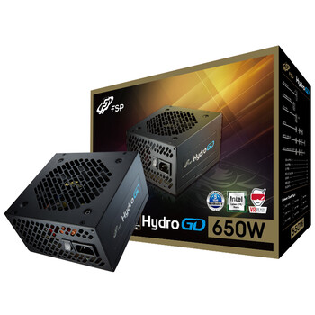 全汉（FSP）额定650W Hydro GD650 金牌电源（五年质保/DC-DC/全日系电解电容/全电压/扁平线设计）