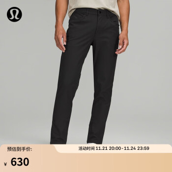lululemon丨ABC 男士长裤 修身款 28″L LM5A88S 黑色 32