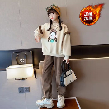 PAPIBEAR 啪吡熊 女童冬季加绒加厚套装母婴玩具类商品-全利兔-实时优惠快报