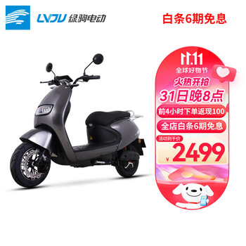 31日20点：绿驹 YOU-8 电动摩托车 LJ1000DQT-13全利兔-实时优惠快报