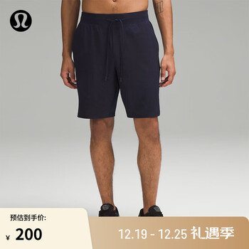 lululemon 丨... 男士运动短裤 9" *无内衬 透气 LM7AGCS 海军蓝混色 XS/4运动户外类商品-全利兔-实时优惠快报