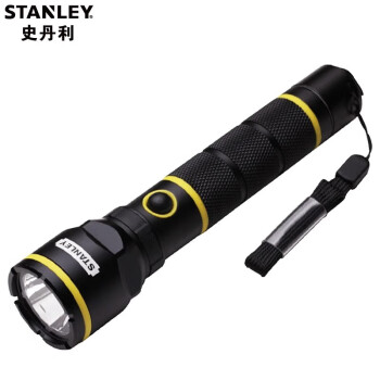史丹利（STANLEY）手电筒可调焦铝充电LED锂电铝合金手电筒户外便捷家用照明手灯 充电式手电筒3W  STMT95154-8-23