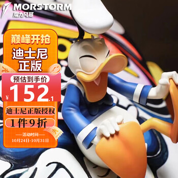 京东PLUS：MORSTORM 魔力风暴 开心鸭-唐老鸭 高约12.5CM母婴玩具类商品-全利兔-实时优惠快报