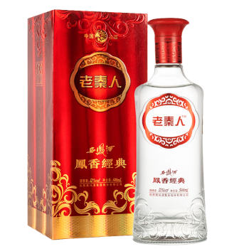 西凤酒 凤香经典 凤香型 纯粮白酒 52度 500mL 1瓶