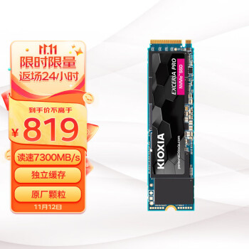 铠侠（Kioxia）2TB SSD固态硬盘 NVMe M.2接口 EXCERIA Pro  SE10 极超速系列（PCIe 4.0 产品）