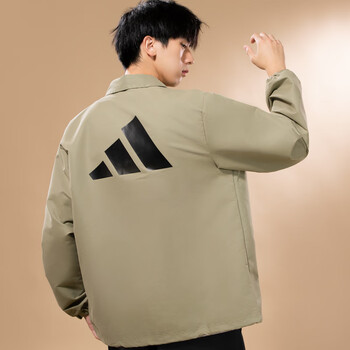 京东百亿补贴：阿迪达斯 adidas 外套男 2023秋季 梭织外套上衣夹克运动户外类商品-全利兔-实时优惠快报