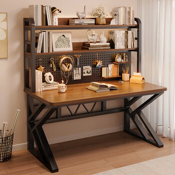 NSE 耐赛尔 电脑桌书桌书架一体桌 带洞洞板 80*60*170cm家具家装类商品-全利兔-实时优惠快报
