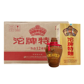 沱牌 生态老窖12·沱牌特曲38%vol 500ml×6瓶整箱装食品类商品-全利兔-实时优惠快报