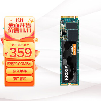 铠侠（Kioxia）1TB SSD固态硬盘 NVMe M.2接口 EXCERIA G2 RC20系列